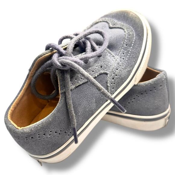 Janie and Jack - Suede Wingtip Sneaker Boy Size 9 - Picture 8 of 10